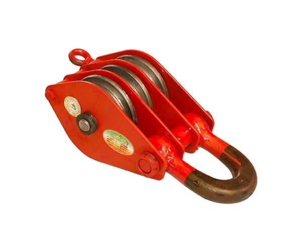 JTPB-F3 Hook(Chain Link)Sories Closed Triple Wheels Pulley