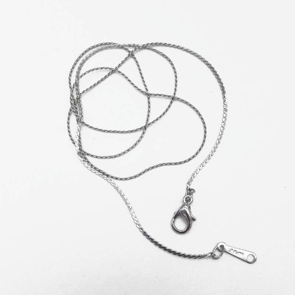 Love Pearl Silver Plated Copper Chain for DIY Jewelry Necklace Accessories