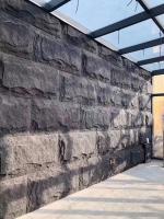 Painéis de parede de pedra artificiais da cara 3d do cogumelo do revestimento da parede de pedra da falsificação do poliuretano