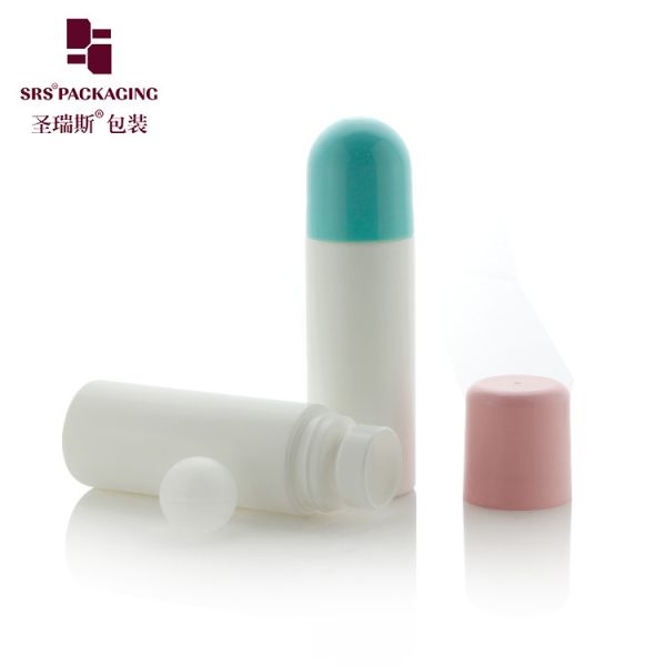 90ml 3 oz Empty Cosmetic Packaging Gel Roller Ball PP Recycled Material Deodorant Roll On Bottles