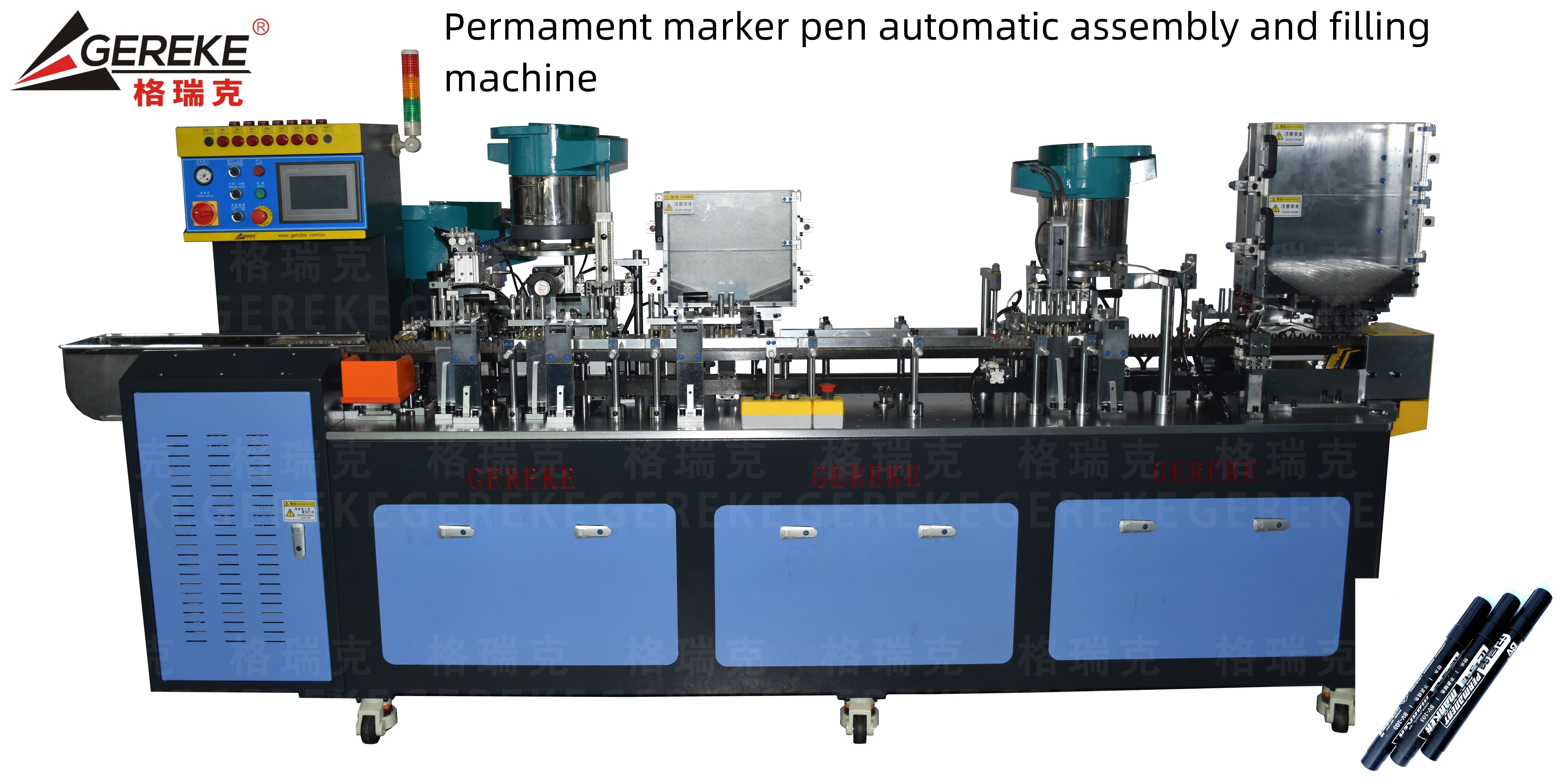 Marker Pen Automatic Assembly Machine With Single Nib