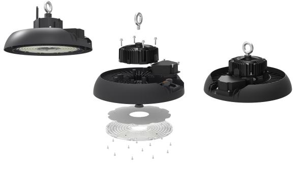 200W High Power Led High Bay Lights High Lumen 30000lm Workshop LED Lighting