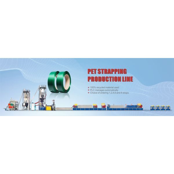 300KG/Roll PET Plastic Steel Belt Production Line 9-25mm PET Strap Production Equipment