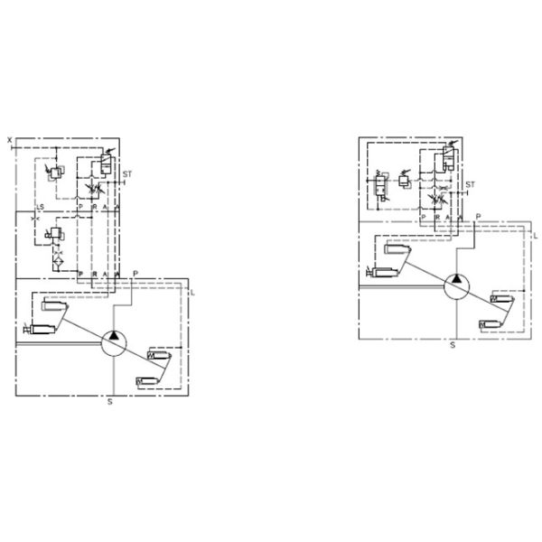 Portable Hydraulic Power Unit , Variable Displacement Axial Piston Pump Type V60N