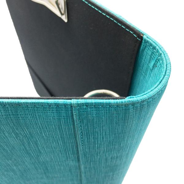 Office Green Leather Ring Binder 100sheets School A4 File Folder 80gsm 0.35KG