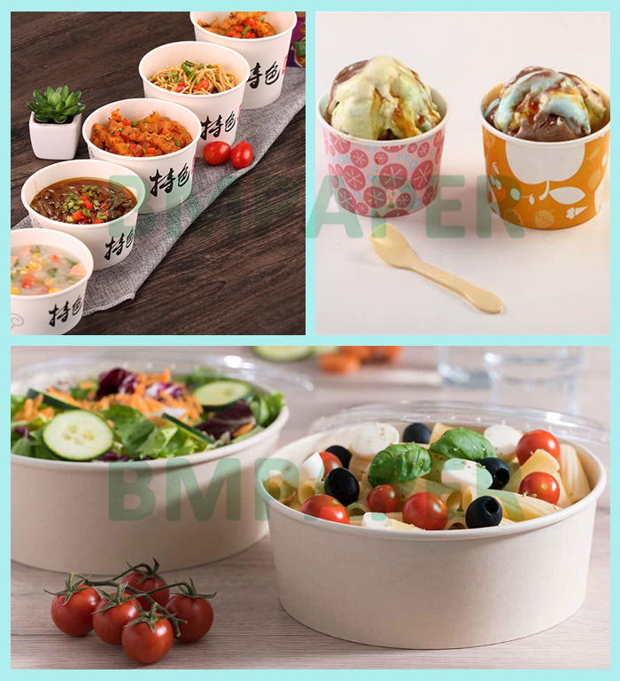 бумага с покрытием 240ГСМ + 2ПЭ 18ГСМ для шара салата 97мм 110мм водоустойчивого