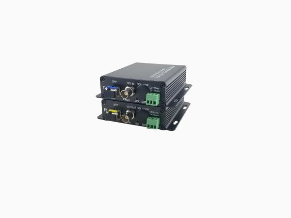 1080P/60Hz 3G-SDI to Fiber Optical Converter with RS485 Data to Extender Receiver,Support SD/HD/3G-SDI input&output 20KM