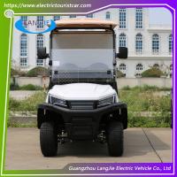 Voiture de golf électrique à deux places 48V AC Hôtel Buggy Car avec boîte de chargement sur le toit