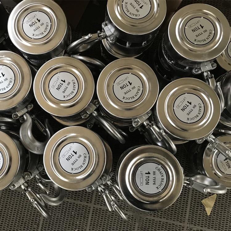 304/316 блоков ручной цепи подъема нержавеющей стали