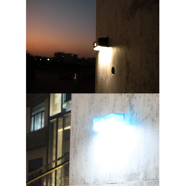 Сад ультракрасного датчика солнечный приведенный в действие освещает на открытом воздухе солнечные света 1W 2W стены