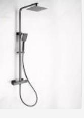Classic Bathroom Shower Head Set Square Rainfall Shower Sets Hot Cold Water Mixer
