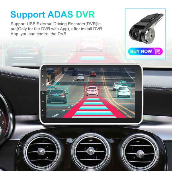 10 дюймовый вращающийся экран 1 Дини Android автомобильный мультимедийный проигрыватель с управлением рулем
