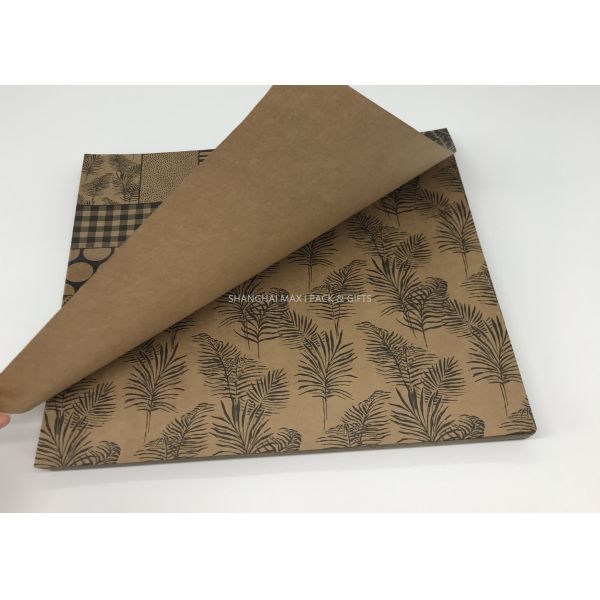 Home Theme Festival Party Decorations For Kids , Brown Kraft Paper Placemats Intdoor