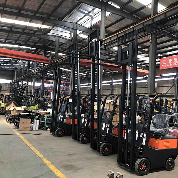 CPD10 Electric Lift Truck Double Front Wheels 1000kg Lead Acid Battery Forklift