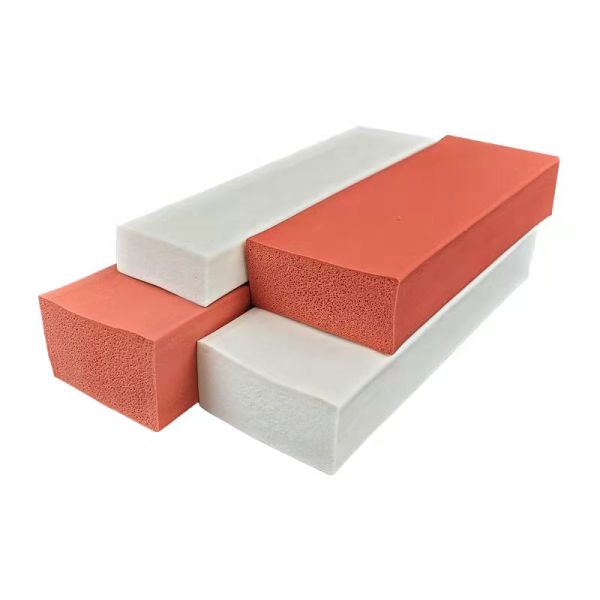 15*5mm High Temperature Resistance Silicone Sponge Rubber Strip with Customize Length