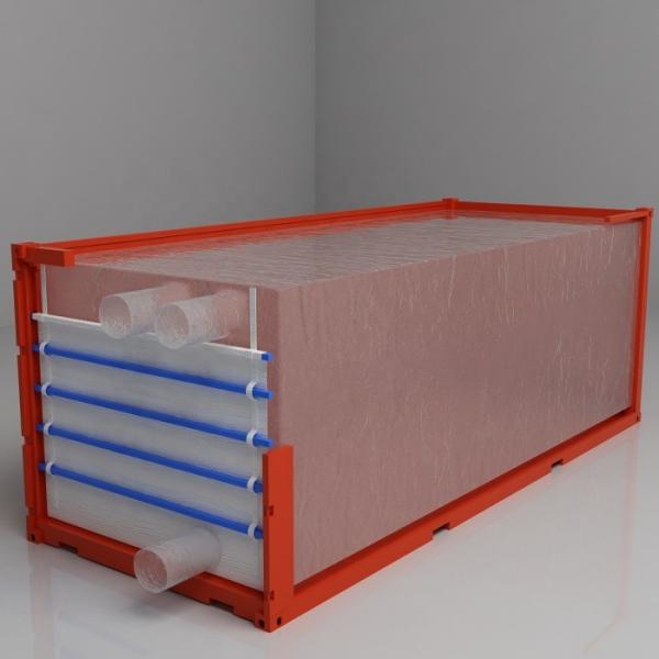 2.4*5.9cm Liner Bag Container Bulk Liner Bags PP Container Liners With Valve