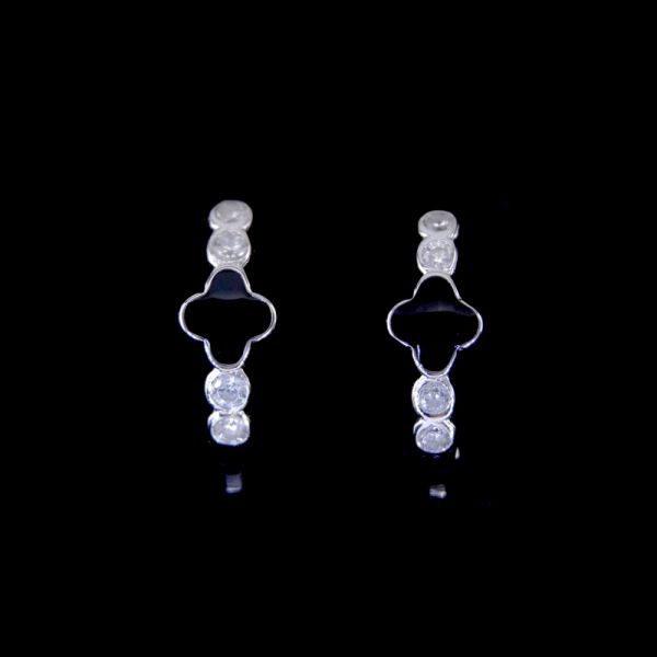 Серьги формы колокола лося рождества украшений детей дизайна эмали серебряные