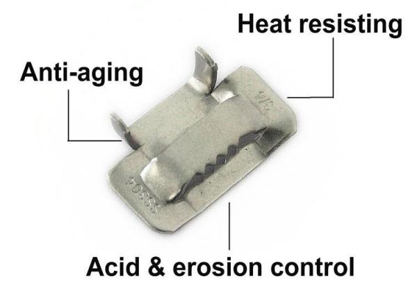 SS201, SS304, serre-câble de l'acier inoxydable SS316