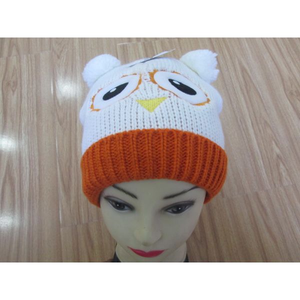 Lovely Acrylic Hat for Children--Warmer Hat outside--Gift to Baby