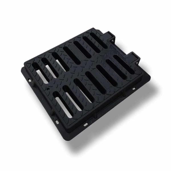 Reinforced SMC Gully Grid Drain Cover Impact Resistant For Industrial And Commercial Rectangular Gully Grid