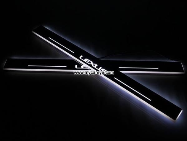 Lexus ES LED lights side step car door sill led light auto pedal scuff