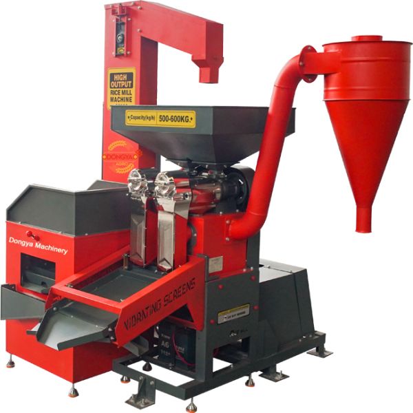 6N1000 PRO MAX Commercial Rice Mill Machine With Elevator 500kg Per Hour