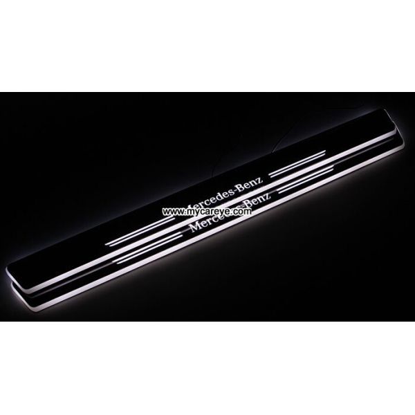 Mercedes-Benz E-Class E350 E400L car Moving LED lights sill door pedal