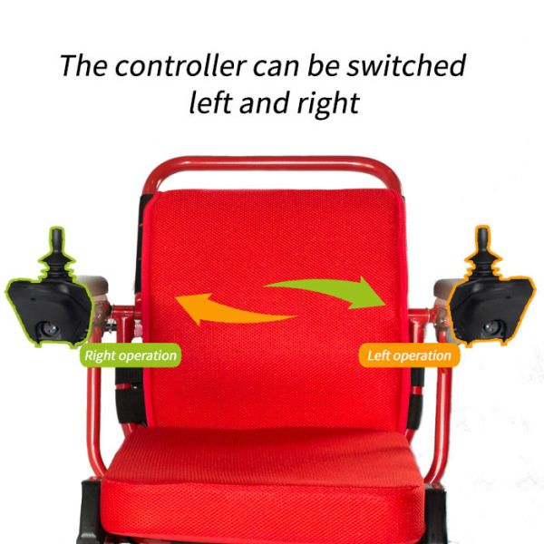 Кресло-коляска регулируемой классики регулятора складная электрическая с безщеточным мотором