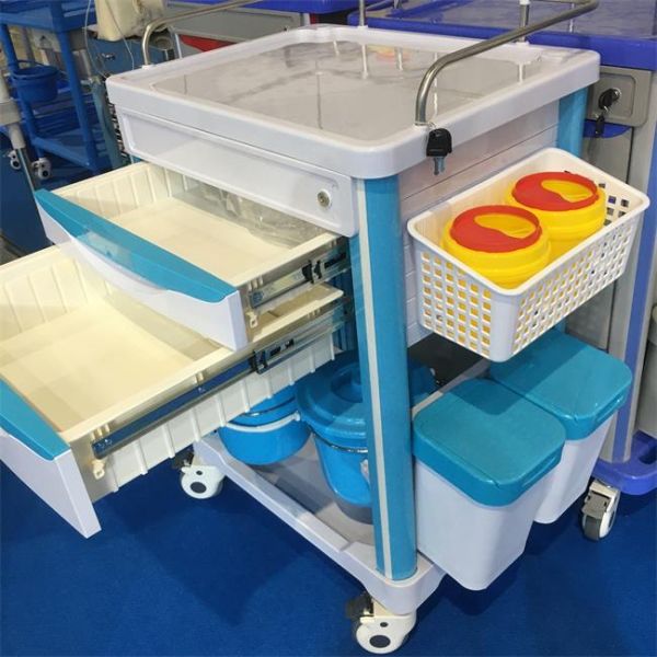 Тележка вагонетки обработки передачи медицины медицинская с ящиками