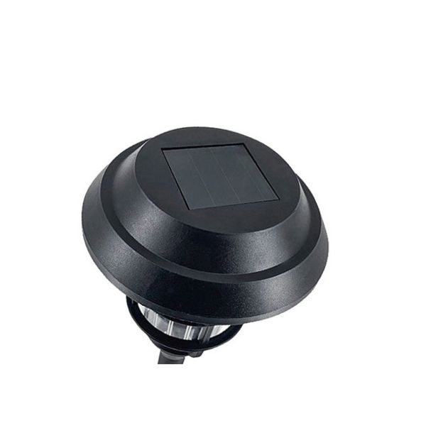 Black Solar Lawn Lights 8H Waterproof Outdoor Garden Landscape Lights 2V 400mAh