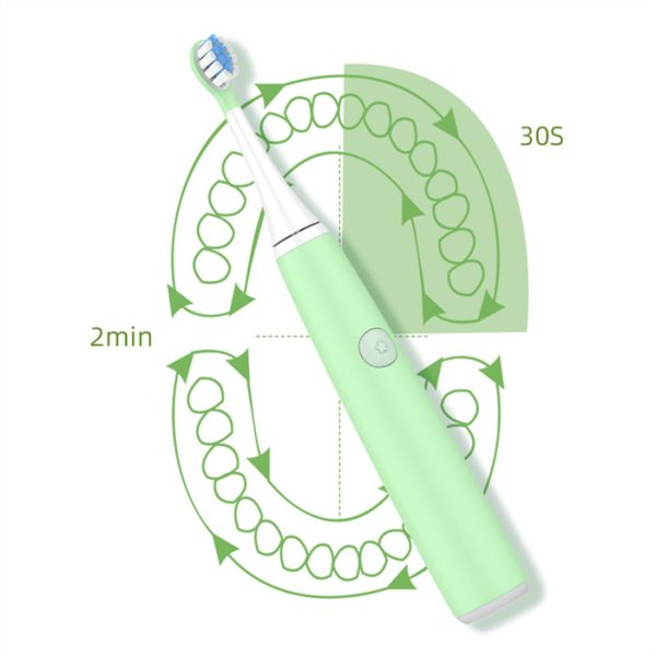 OEM Pressure Sensor Toothbrush USB Charging Waterproof Sonic Electric Toothbrush