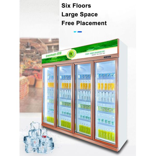 Холодильник Р134а двойной двери большой емкости для коммерческого прибора