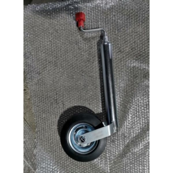 Тяжелое 48 мм 150 кг прицепное колесо - стальные обои, твердые шины для надежной работы