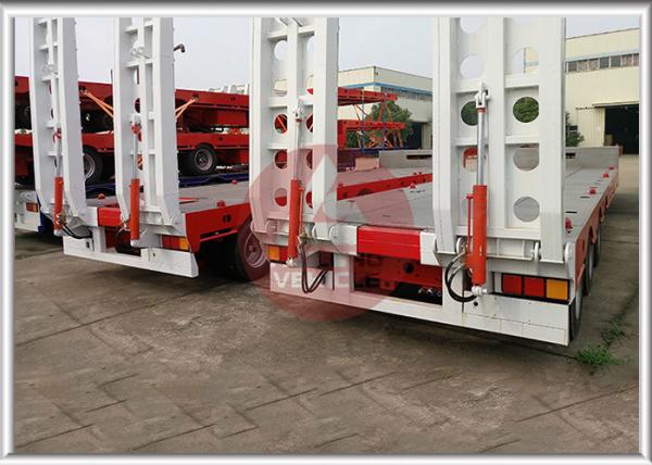 Integrative Heavy Duty Gooseneck Trailer Modern Industrial Design Strengthened Vertical Beam