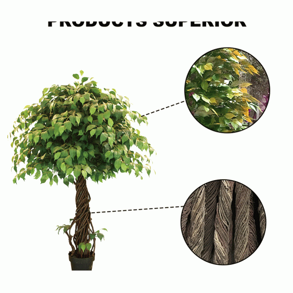 Artificial Potting Banyan Ficus Tree Wholesale Price Factory For Shopping Mall