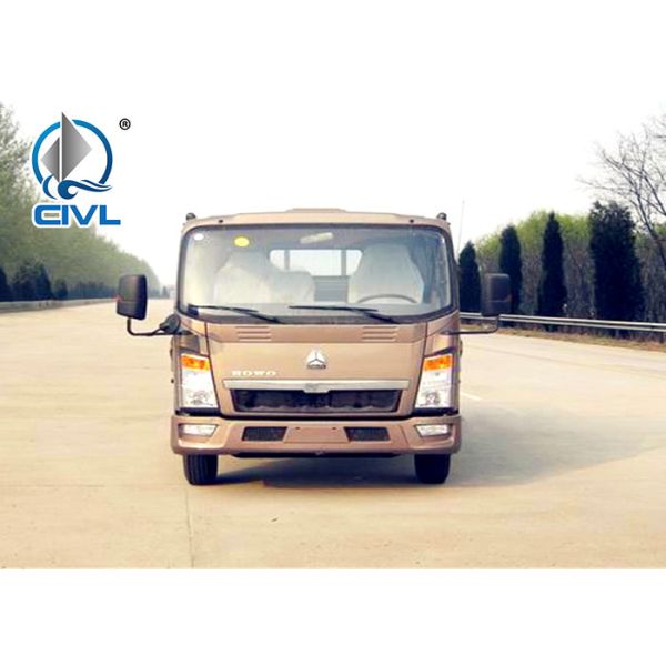 4 X 2 Cargo Light Duty Cargo Trucks   New Howo Sidewall Cargo Truck  120hp Engine