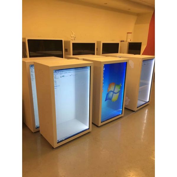 коробка 400cd/m2 шкафа 1920X1080 49inch прозрачная LCD