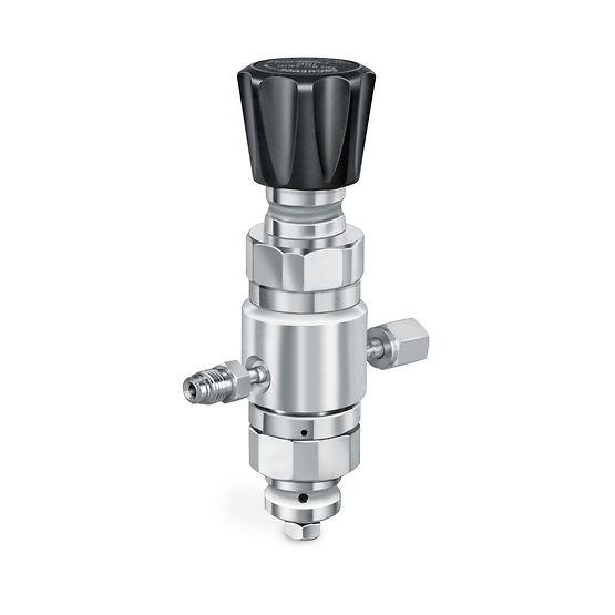 Two Stage Ultra High Purity Pressure Relief Regulator TESCOM 64-3400 Series Corrosion Resistant