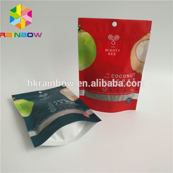 Las bolsas plásticas modificadas para requisitos particulares que empaquetaban 1,6 los x 8cm para los lados móviles del cable 3 sellaron el bolso para el bolso del noni de la fruta del bocado