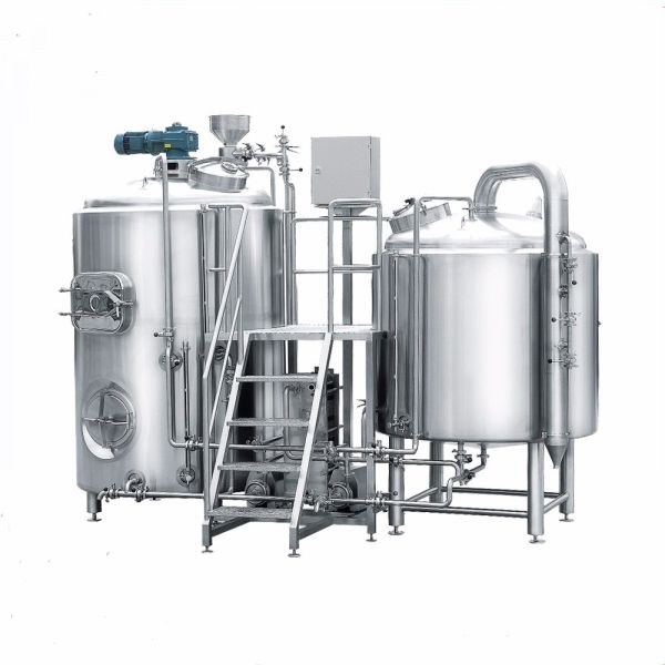 200L 2 Vessel Brewhouse 316 Stainless Steel Material For Beer Brewing Process