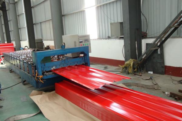 CGCC, DX51D zincam o revestimento branco, vermelho, azul PINTARAM PRE folhas de aço onduladas do telhado