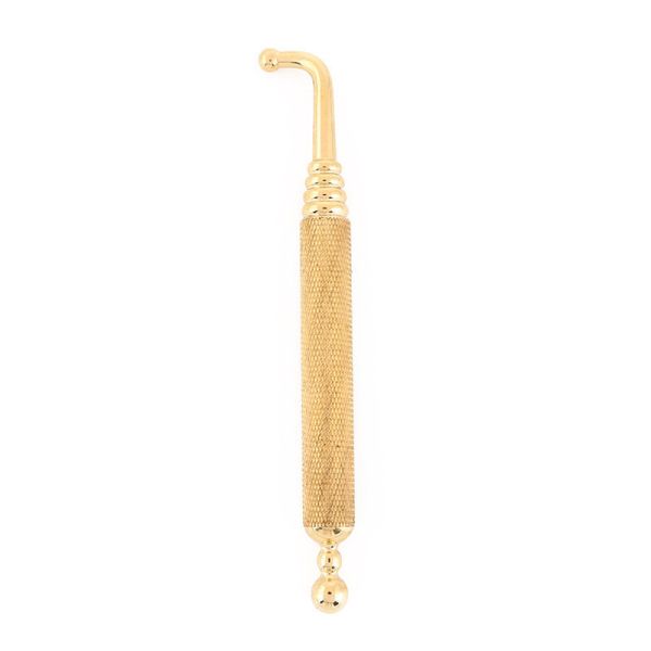 Full-body Massage Area Elbow Brass Copper Manual Acupressure Reflexology Pen for Gold Plated Tissue Massage Stick