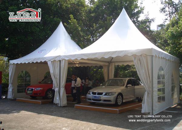 Barraca de alumínio branca de creme do pico alto com o Sidewall do PVC para a exposição para a venda