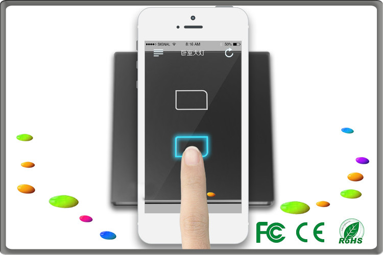 wifi Thin wall switch smart home automation systems of Fire retardant