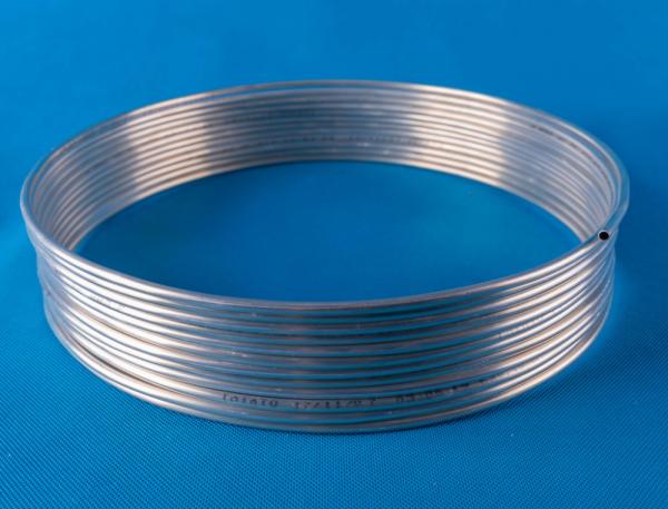 1060 Aluminum Coil Tubing / Seamless Aluminum Tube In Coil  ROHS Certificate
