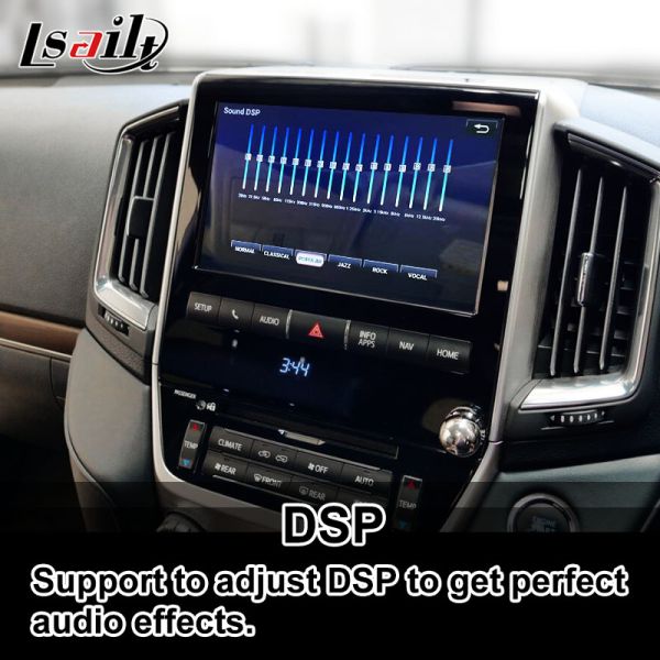 Lsailt 8+128GB Android Инфоразвлекательный интерфейс для Land Cruiser 2013-2021 LC200 с беспроводным CarPlay, NetFlix, YouTube