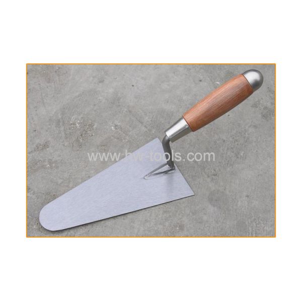 Carbon steel blade bricklaying trowel