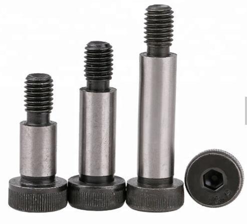 Alloy Steel Hex Flange Head Screws / Socket Head Shoulder Screw M12x25 Size