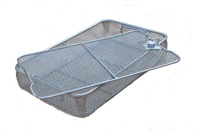 cesta de aço inoxidável da limpeza da desinfecção 316L para o instrumento cirúrgico