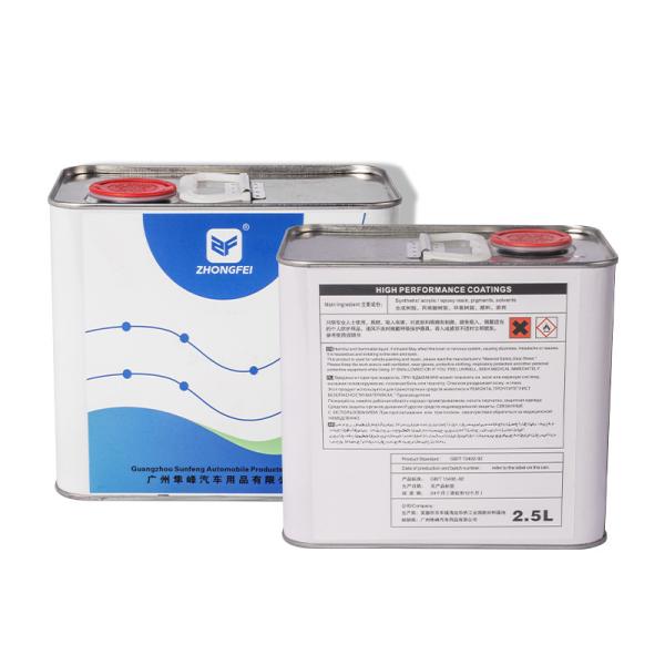 Acrylic Mixture State Liquid Refinish Auto For High Gloss Car Protection